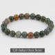 Handmade 8mm Mixed Natural Gemstone Round Beads Stretchy Bracelet Reiki Chakra