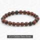 Handmade 8mm Mixed Natural Gemstone Round Beads Stretchy Bracelet Reiki Chakra