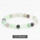 Handmade 8mm Mixed Natural Gemstone Round Beads Stretchy Bracelet Reiki Chakra