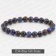 Handmade 8mm Mixed Natural Gemstone Round Beads Stretchy Bracelet Reiki Chakra