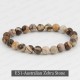 Handmade 8mm Mixed Natural Gemstone Round Beads Stretchy Bracelet Reiki Chakra