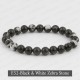 Handmade 8mm Mixed Natural Gemstone Round Beads Stretchy Bracelet Reiki Chakra