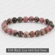 Handmade 8mm Mixed Natural Gemstone Round Beads Stretchy Bracelet Reiki Chakra