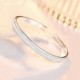 925 Sterling Silver Bangle Bracelet Cute Charm for Women Adjustment Cuff Wedding