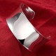 925 Sterling Silver Bangle Bracelet Cute Charm for Women Adjustment Cuff Wedding