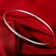 925 Sterling Silver Bangle Bracelet Cute Charm for Women Adjustment Cuff Wedding
