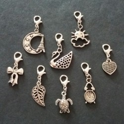 Clip On Dangle Charms for Memory Locket / Bracelet / Keyring *Buy 2 Get 1 Free*