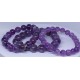 AMETHYST LIGHT Gemstone Bracelet Handmade Natural 18cmStretch 8mm 10mm 12mm Bead