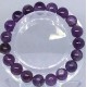 AMETHYST LIGHT Gemstone Bracelet Handmade Natural 18cmStretch 8mm 10mm 12mm Bead