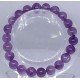AMETHYST LIGHT Gemstone Bracelet Handmade Natural 18cmStretch 8mm 10mm 12mm Bead
