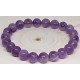 AMETHYST LIGHT Gemstone Bracelet Handmade Natural 18cmStretch 8mm 10mm 12mm Bead