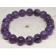 AMETHYST LIGHT Gemstone Bracelet Handmade Natural 18cmStretch 8mm 10mm 12mm Bead