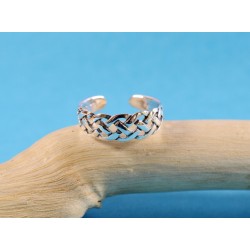 Sterling  Silver  925  Adjustable  Celtic  Twist  Toe  Ring !!        New !!