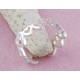 Toe Ring Silver Adjustable Open Midi Finger Knuckle Thumb Stacking Ring Band 