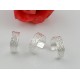 Toe Ring Silver Adjustable Open Midi Finger Knuckle Thumb Stacking Ring Band 