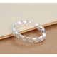 Silver Cute Star Adjustable Open Toe Midi Finger Knuckle Thumb Stacking Ring 