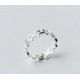 Silver Cute Star Adjustable Open Toe Midi Finger Knuckle Thumb Stacking Ring 