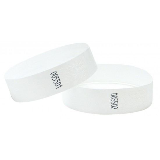 Wristbands Plain Tyvek Paper bracelets 25mm 1 Inch Choose Colours Event Bands