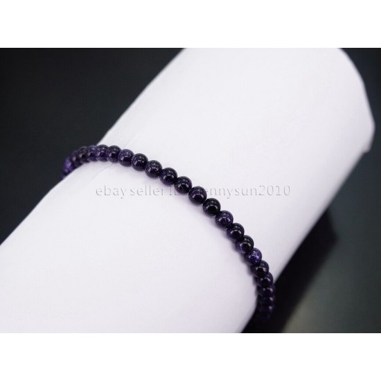 Handmade 4mm Mixed Natural Gemstone Round Beads Stretchy Bracelet Reiki Chakra 