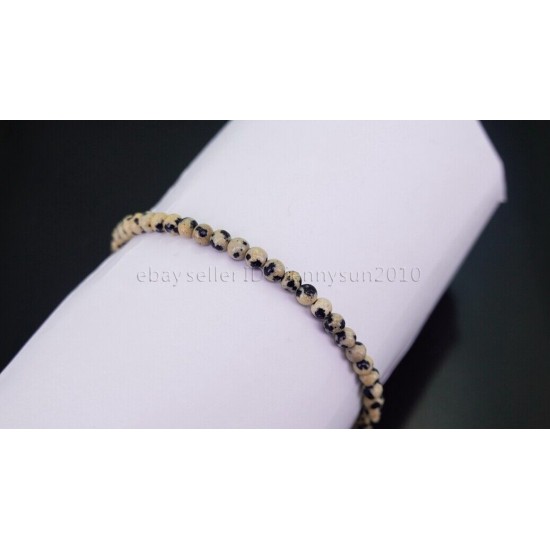 Handmade 4mm Mixed Natural Gemstone Round Beads Stretchy Bracelet Reiki Chakra 