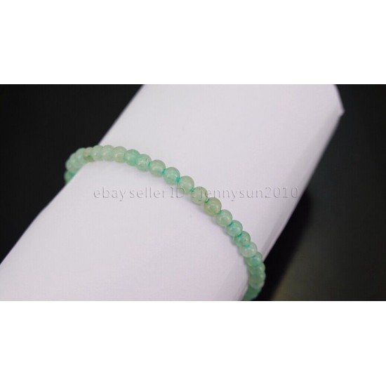 Handmade 4mm Mixed Natural Gemstone Round Beads Stretchy Bracelet Reiki Chakra 
