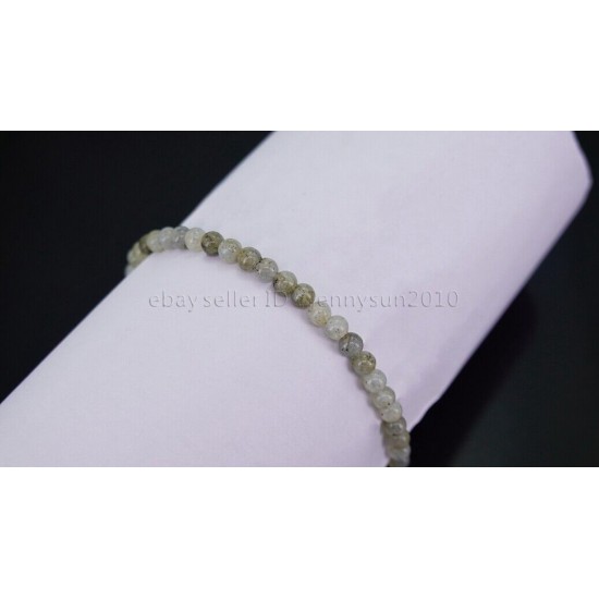 Handmade 4mm Mixed Natural Gemstone Round Beads Stretchy Bracelet Reiki Chakra 