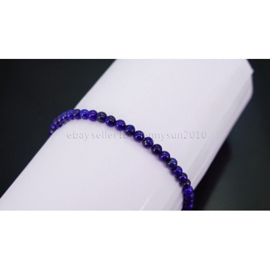 Handmade 4mm Mixed Natural Gemstone Round Beads Stretchy Bracelet Reiki Chakra 