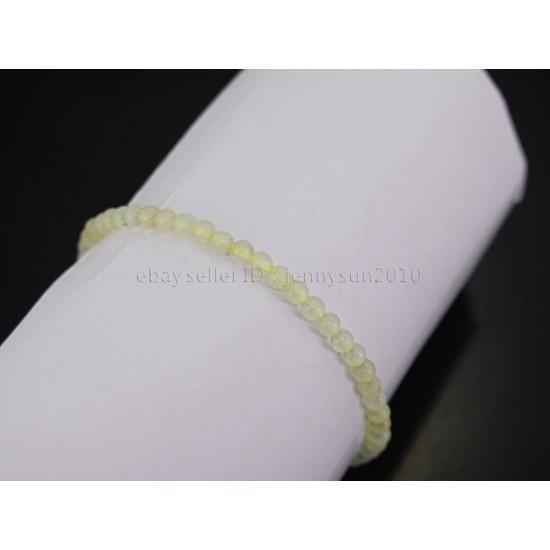 Handmade 4mm Mixed Natural Gemstone Round Beads Stretchy Bracelet Reiki Chakra 