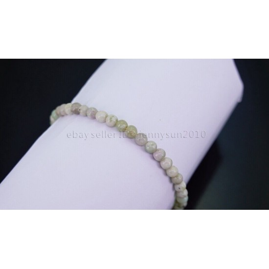 Handmade 4mm Mixed Natural Gemstone Round Beads Stretchy Bracelet Reiki Chakra 