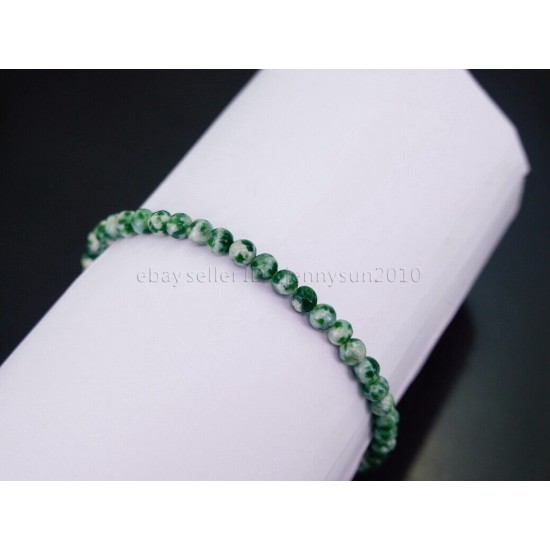 Handmade 4mm Mixed Natural Gemstone Round Beads Stretchy Bracelet Reiki Chakra 