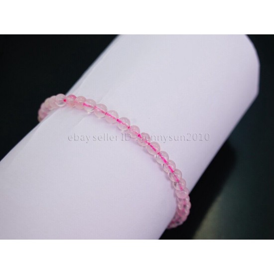 Handmade 4mm Mixed Natural Gemstone Round Beads Stretchy Bracelet Reiki Chakra 