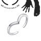 Toe Ring Wave Thin Adjustable Midi Finger Knuckle Thumb Stacking Ring Band 