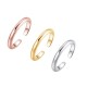 Toe Ring Simple Band Adjustable Midi Finger Knuckle Thumb Stacking Ring 