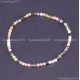 Natural Faceted Round Gemstone 2mm 3mm 4mm Handmade Beads Stretchy Bracelet 925