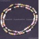 Natural Faceted Round Gemstone 2mm 3mm 4mm Handmade Beads Stretchy Bracelet 925