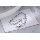 Beautiful Heart Charm Bracelet 925 Sterling Silver Women Girls Jewelry Gift UK