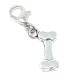 Tibetan Silver Clip on Charms For Bracelets - Zips - Phones - Stitch Markers