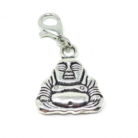 Tibetan Silver Clip on Charms For Bracelets - Zips - Phones - Stitch Markers