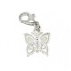 Tibetan Silver Clip on Charms For Bracelets - Zips - Phones - Stitch Markers