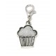 Tibetan Silver Clip on Charms For Bracelets - Zips - Phones - Stitch Markers