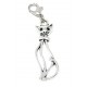 Tibetan Silver Clip on Charms For Bracelets - Zips - Phones - Stitch Markers