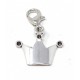 Tibetan Silver Clip on Charms For Bracelets - Zips - Phones - Stitch Markers