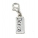 Tibetan Silver Clip on Charms For Bracelets - Zips - Phones - Stitch Markers