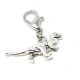 Tibetan Silver Clip on Charms For Bracelets - Zips - Phones - Stitch Markers