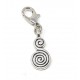 Tibetan Silver Clip on Charms For Bracelets - Zips - Phones - Stitch Markers