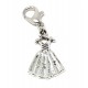 Tibetan Silver Clip on Charms For Bracelets - Zips - Phones - Stitch Markers