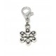 Tibetan Silver Clip on Charms For Bracelets - Zips - Phones - Stitch Markers