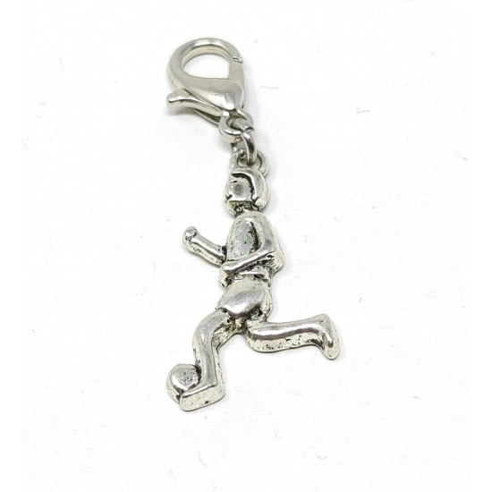 Tibetan Silver Clip on Charms For Bracelets - Zips - Phones - Stitch Markers