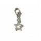 Tibetan Silver Clip on Charms For Bracelets - Zips - Phones - Stitch Markers