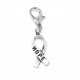 Tibetan Silver Clip on Charms For Bracelets - Zips - Phones - Stitch Markers